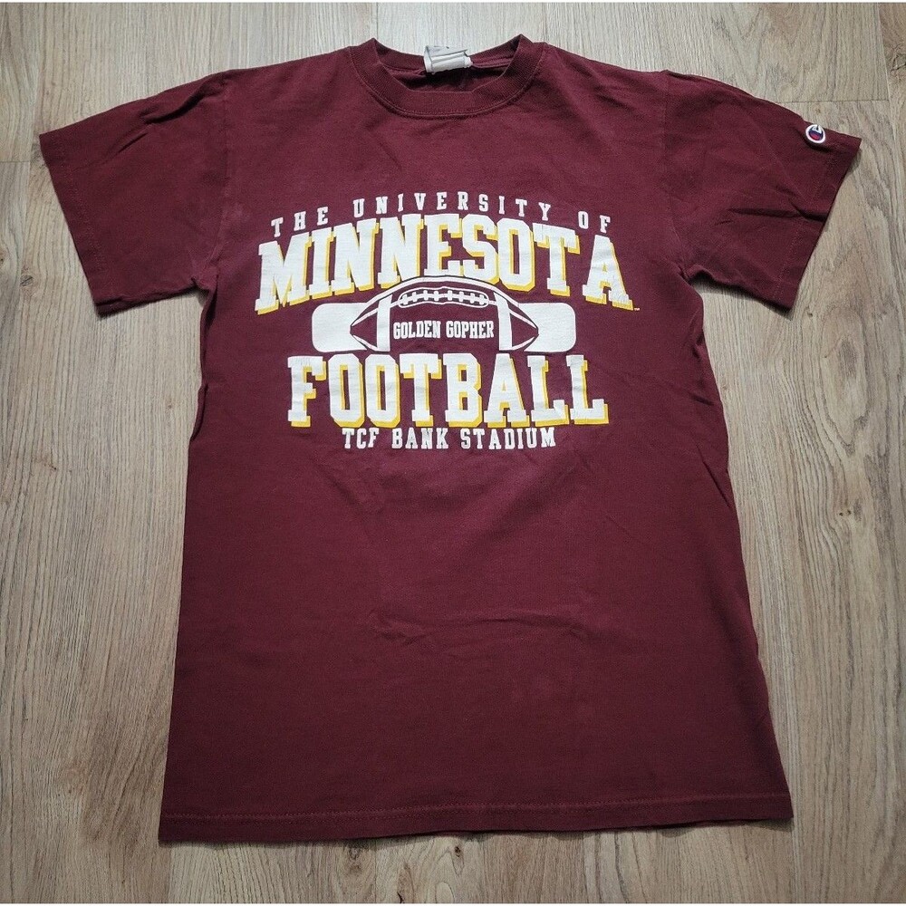 Champion Minnesota Golden Gophers Football TCF Stadium Tailgate tshirt small
